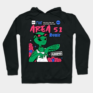 Alien Gangsta Homie Area 51 cholo Hoodie